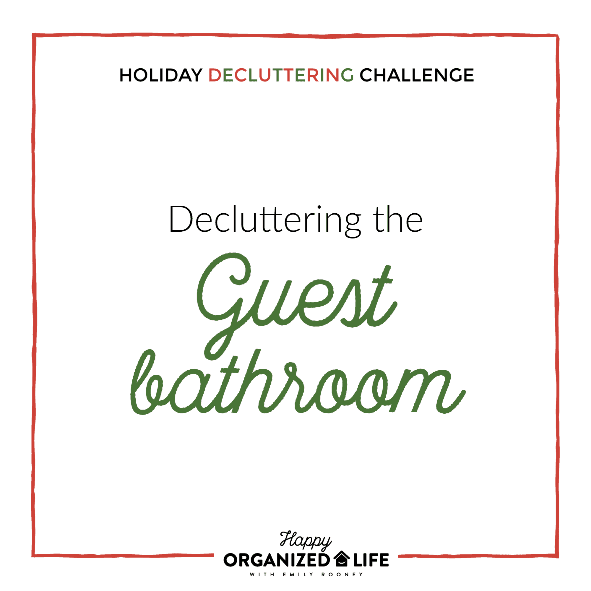 One of the most important spaces to clean and organize for guests in the bathroom. No one wants to use a gross or cluttered restroom, especially in someone else's home! Here are a few questions to ask about your guest bathroom before hosting guests.