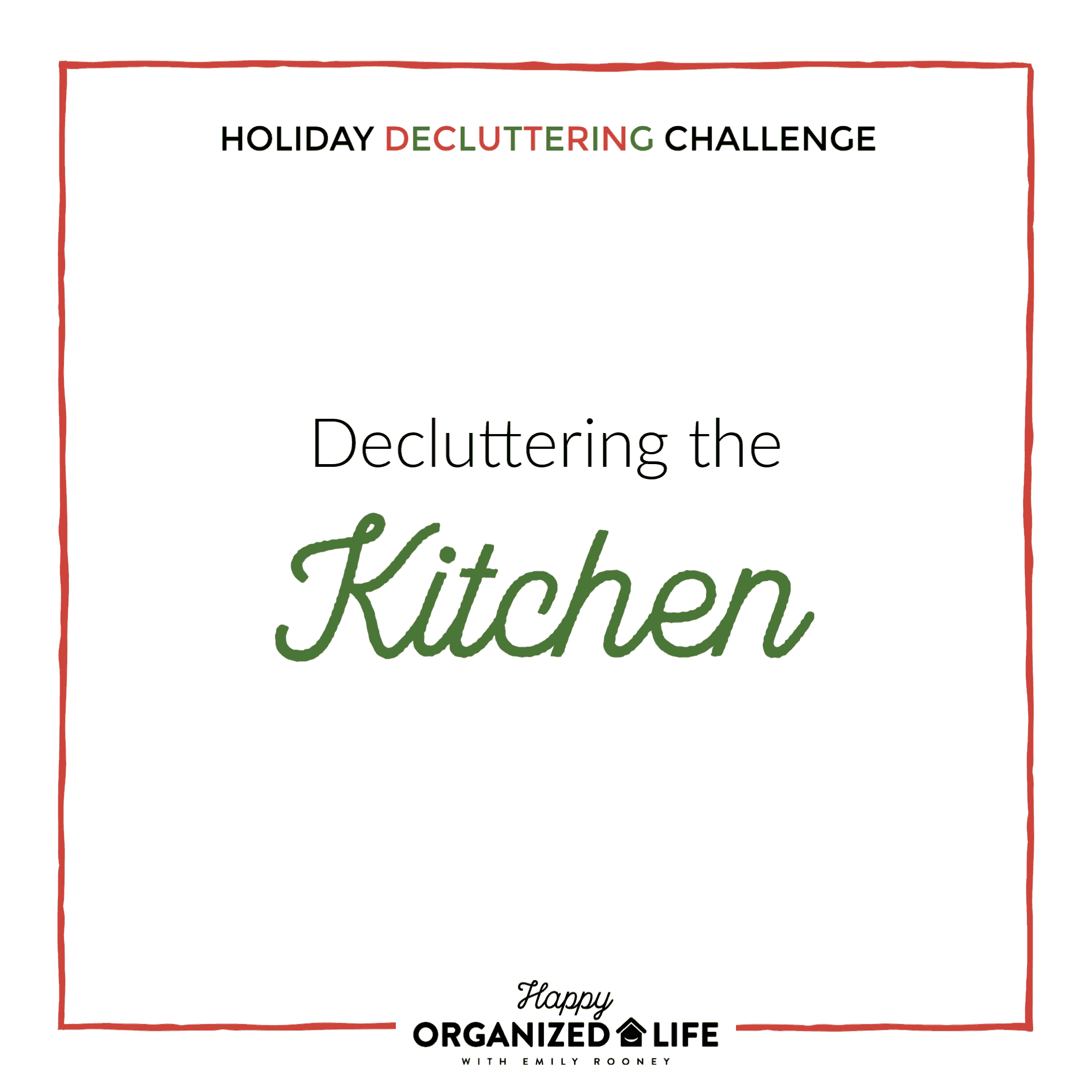 Is there's only one space to organize before the holidays, the kitchen is probably it! Having an organized kitchen can make the difference between a stressful holiday season and an enjoyable one. Clear counters, clear mind!