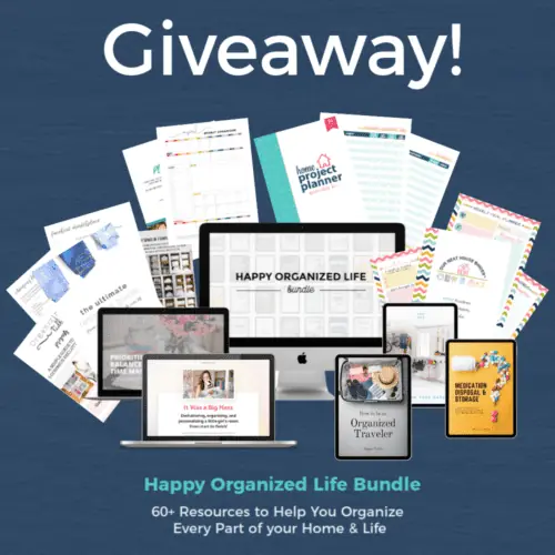 happy organized life bundle of ebooks ecourses expert interviews and printables