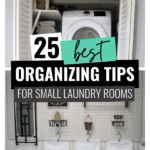 small laundry room organizing ideas