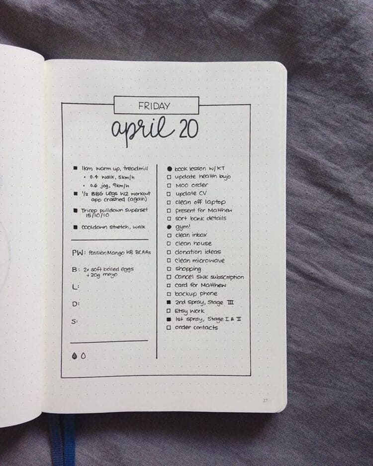 Minimalist Bullet Journal ldeas - Happy Organized Life