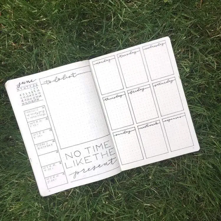break Tasks in a To-Do List for the month starting with week 1