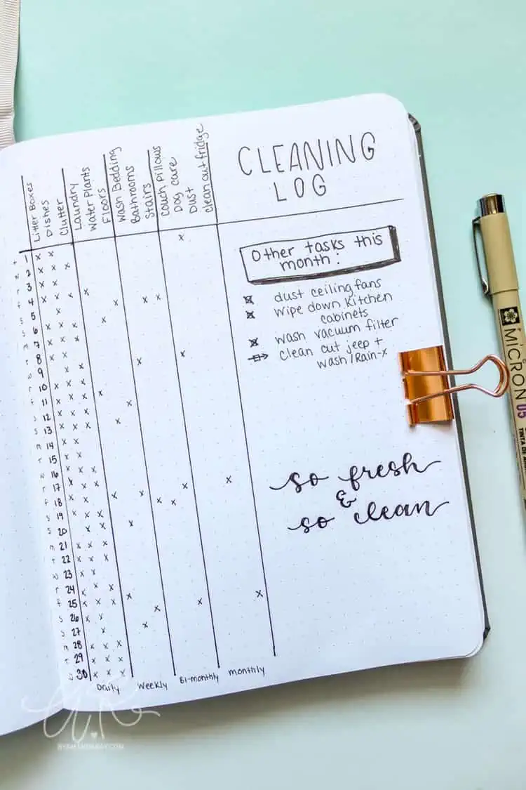 Focused purposeful bullet journal: Set up for a new year- Space and Quiet