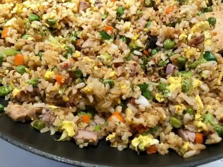 03 - Easy Leftover Pork Fried Rice close photo