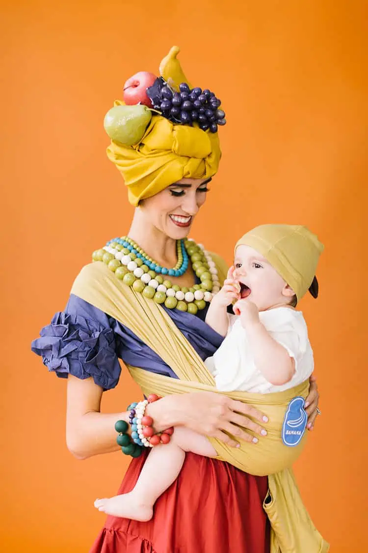 chiquita banana baby and mommy costume
