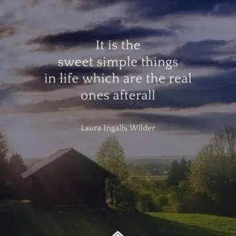 simple life quotes laura ingalls wilder