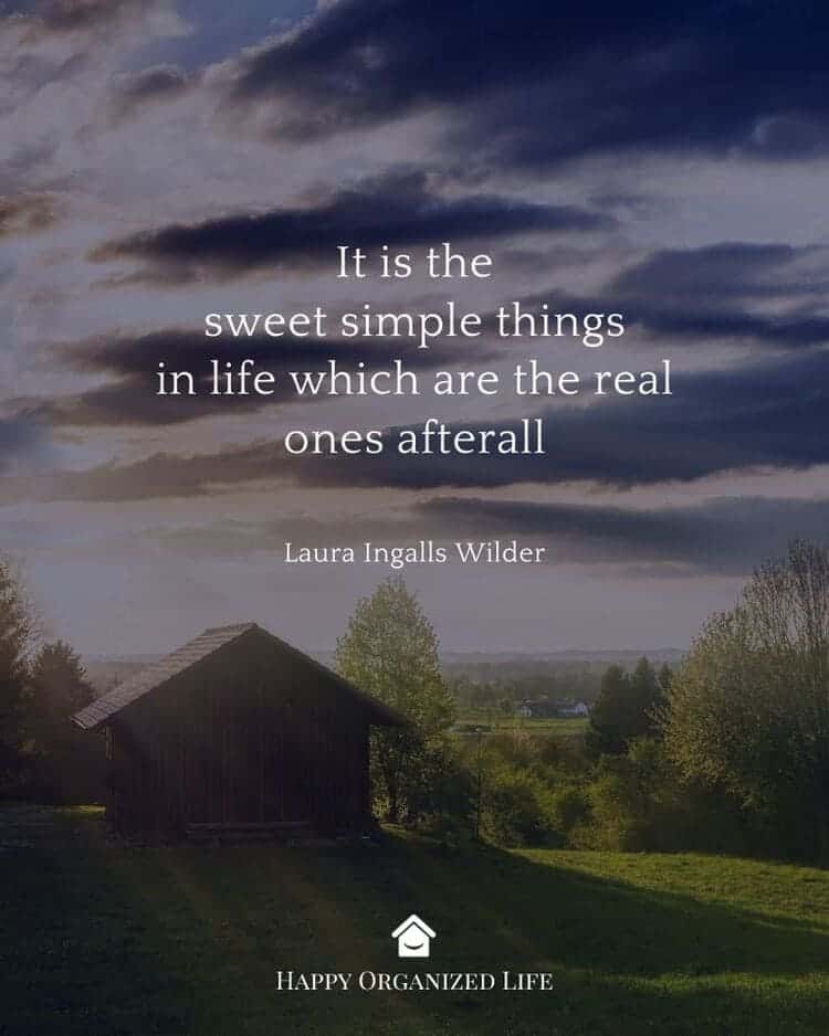 simple life quotes laura ingalls wilder
