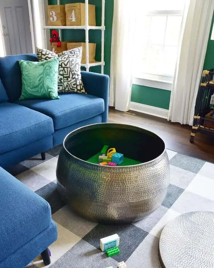 Coffee Table Hidden Toy Storage