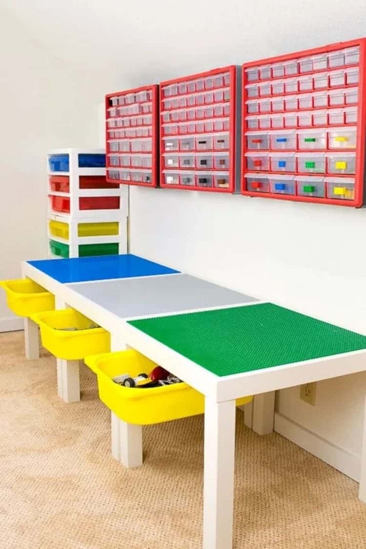 Easy DIY Lego Table with Storage