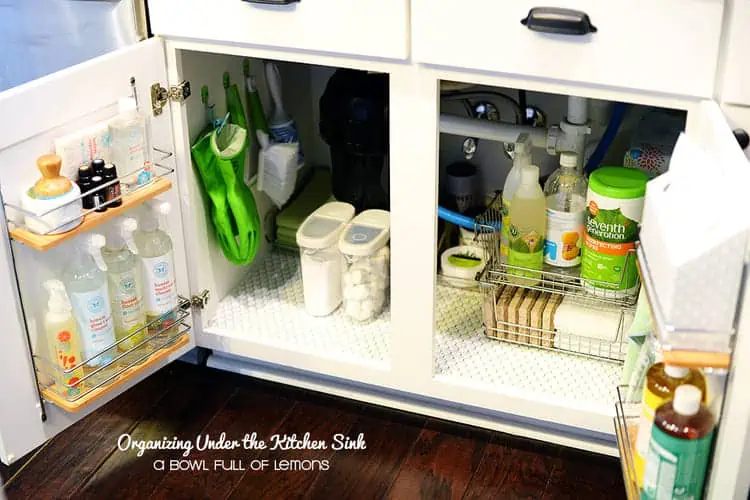 What Really Goes Under The Kitchen Sink? (And What Doesn't?) - Organized-ish