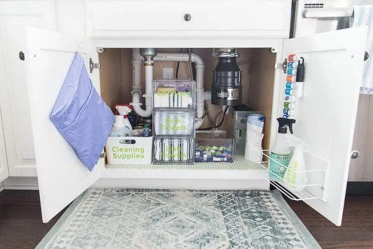 10 Brilliant Under The Kitchen Sink Organization Ideas – The Orderly Luxe