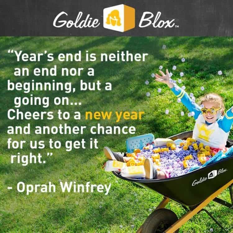 Years end is neither an end nor a beginning but a going on Cheers to a new year Oprah Winfrey