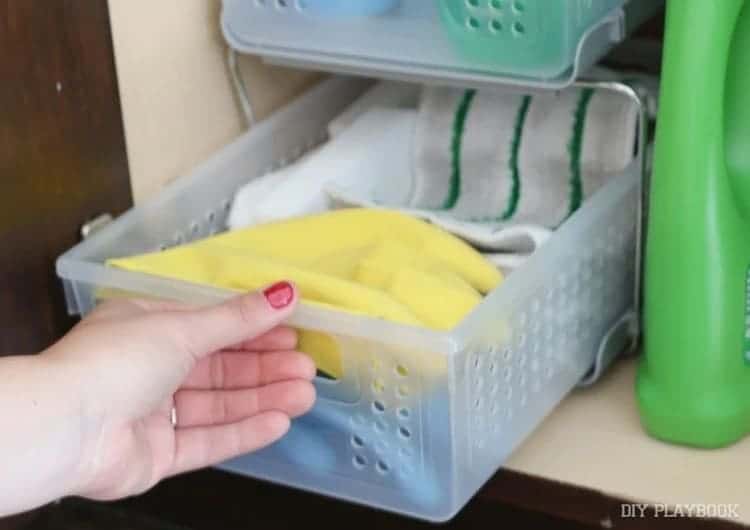 Brilliant Under Bathroom Sink Ideas Tiered Sliding Shelves