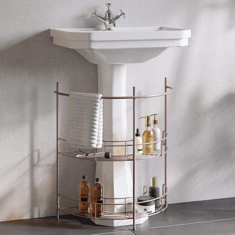 Pedestal Sink Storage Organizer