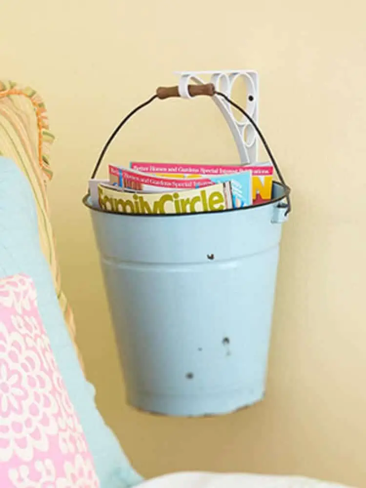 Use a Bucket for toy organization