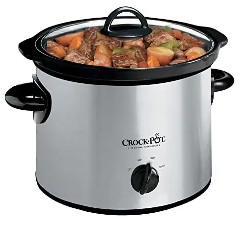 Crock-Pot 3-Quart Round Manual Slow Cooker