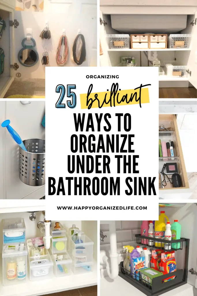 8 Clever Storage Ideas for Under the Bathroom Sink