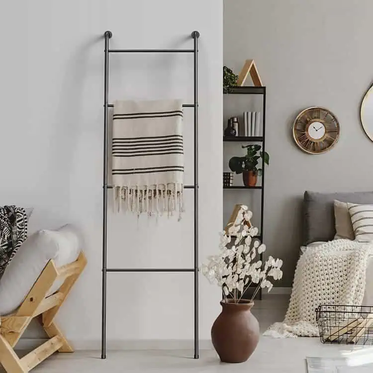 Decorative Blanket Ladder Towel Rack Holder