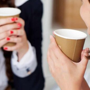 two women having coffee