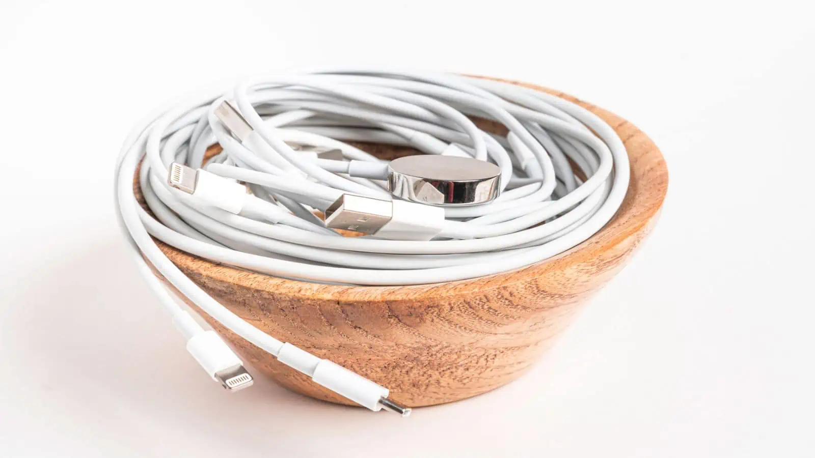 cords in bowl