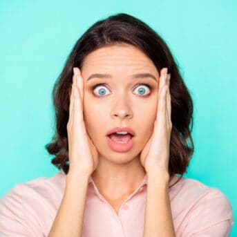 surprised woman