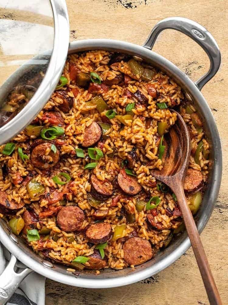 Cajun Sausage and Rice Skillet