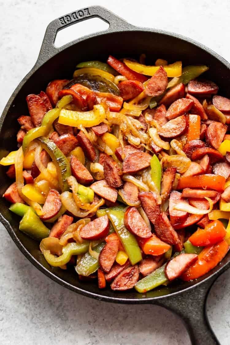 Sausage and Peppers Skillet