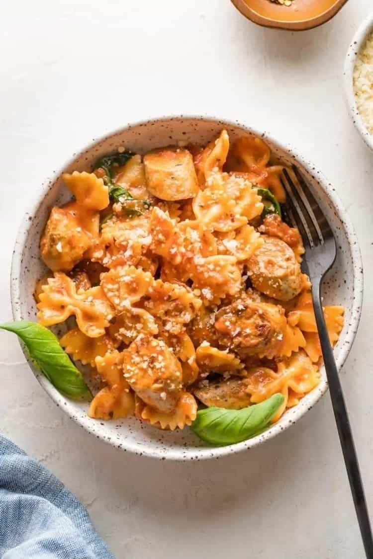 Italian Chicken Sausage Pasta