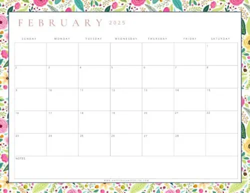 February 2025 Calendars