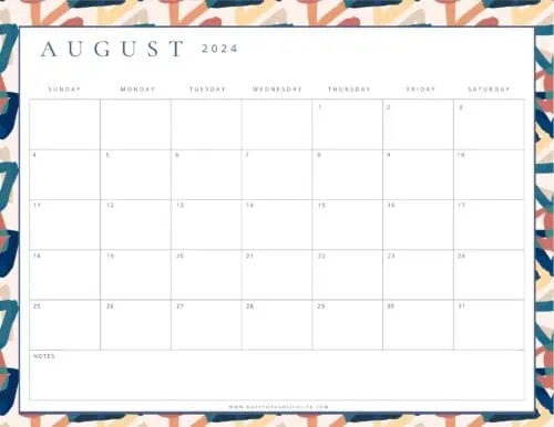 August 2024 Calendars