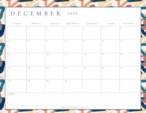 December 2025 Calendars