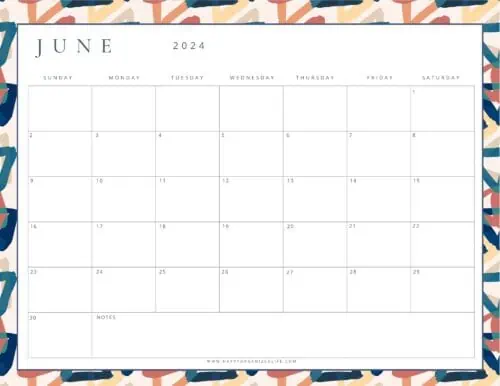 June 2024 Calendars