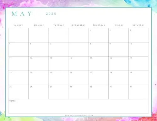 May 2025 Calendars