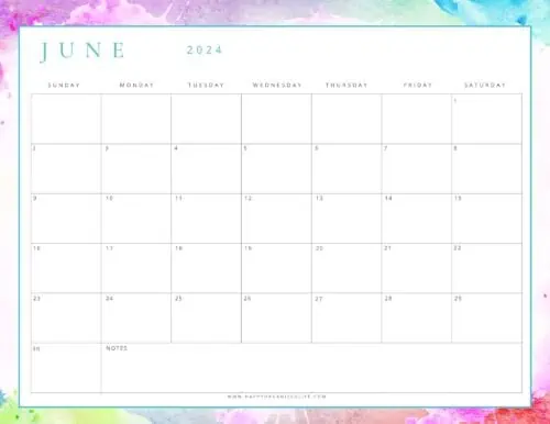 June 2024 Calendars