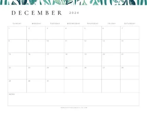 December 2024 Calendars
