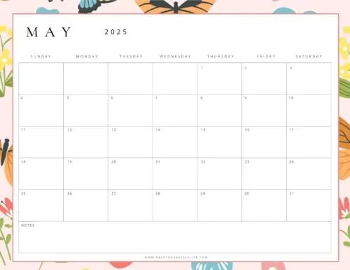 May 2025 Calendars