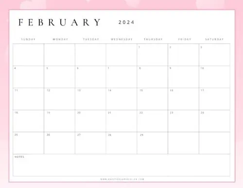 February 2024 Calendars