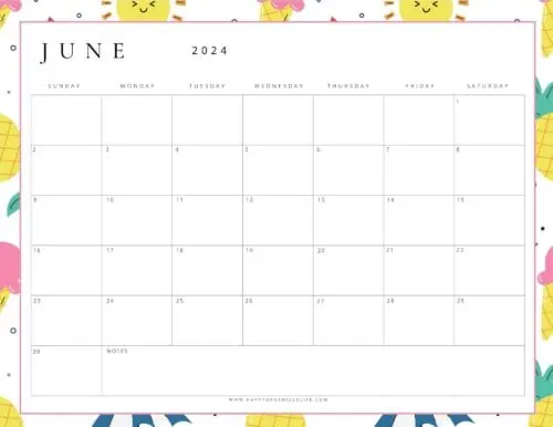 June 2024 Calendars