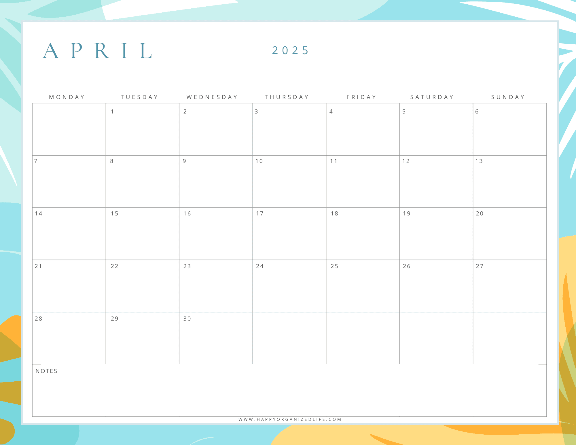 April 2025 - Sunny Design