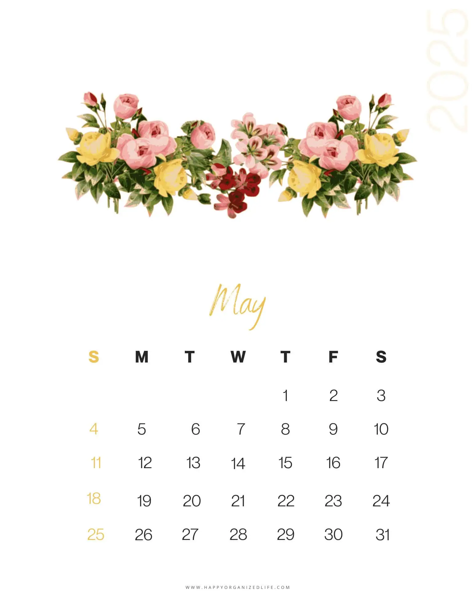 May 2025 - Floral Banner